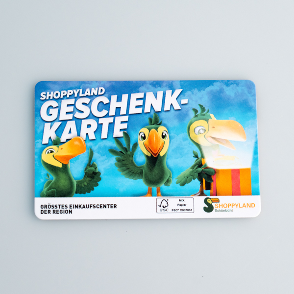 Geschenkkarte Shoppyland