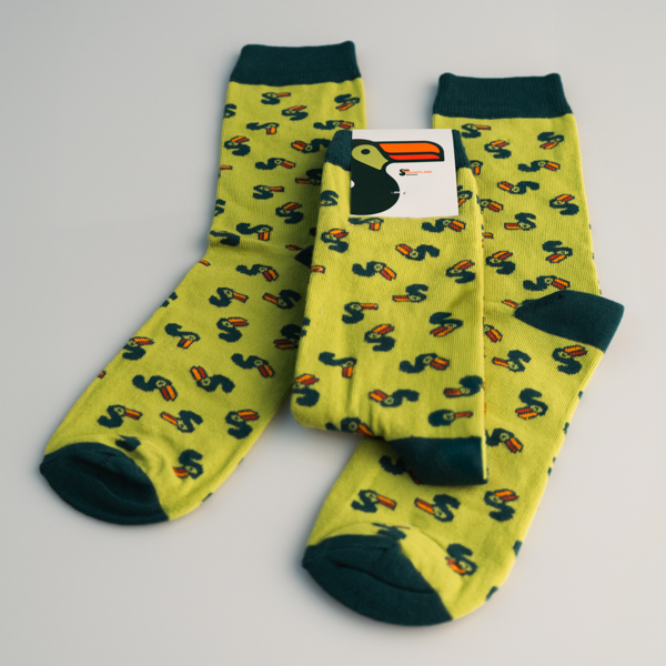 Shoppy-Socken grün